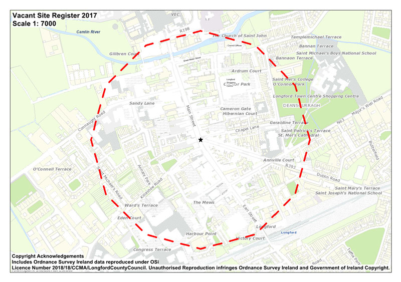 Longford town regeneration area Longford town regeneration area