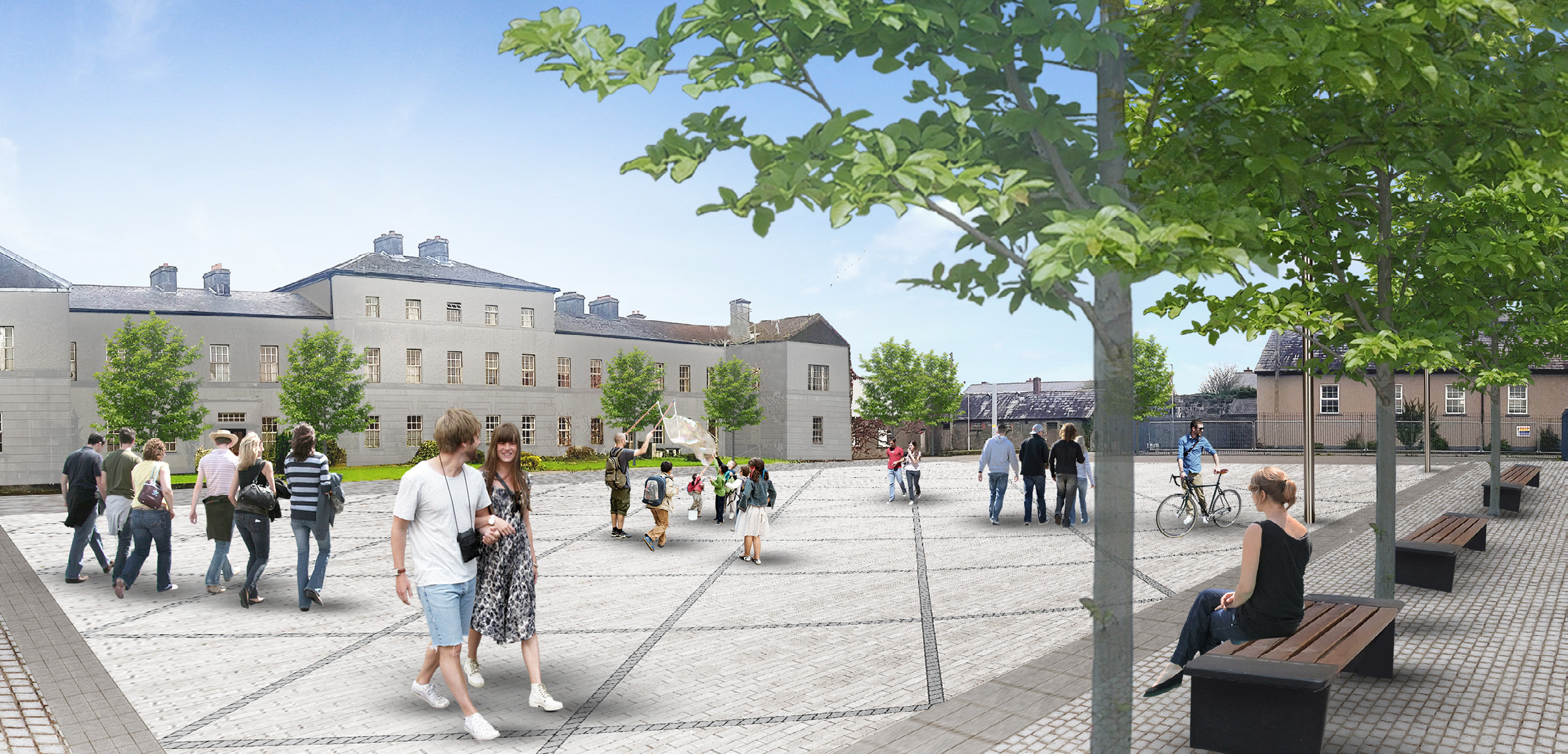 Indicative artist impression of Connolly Barracks Indicative artist impression of Connolly Barracks