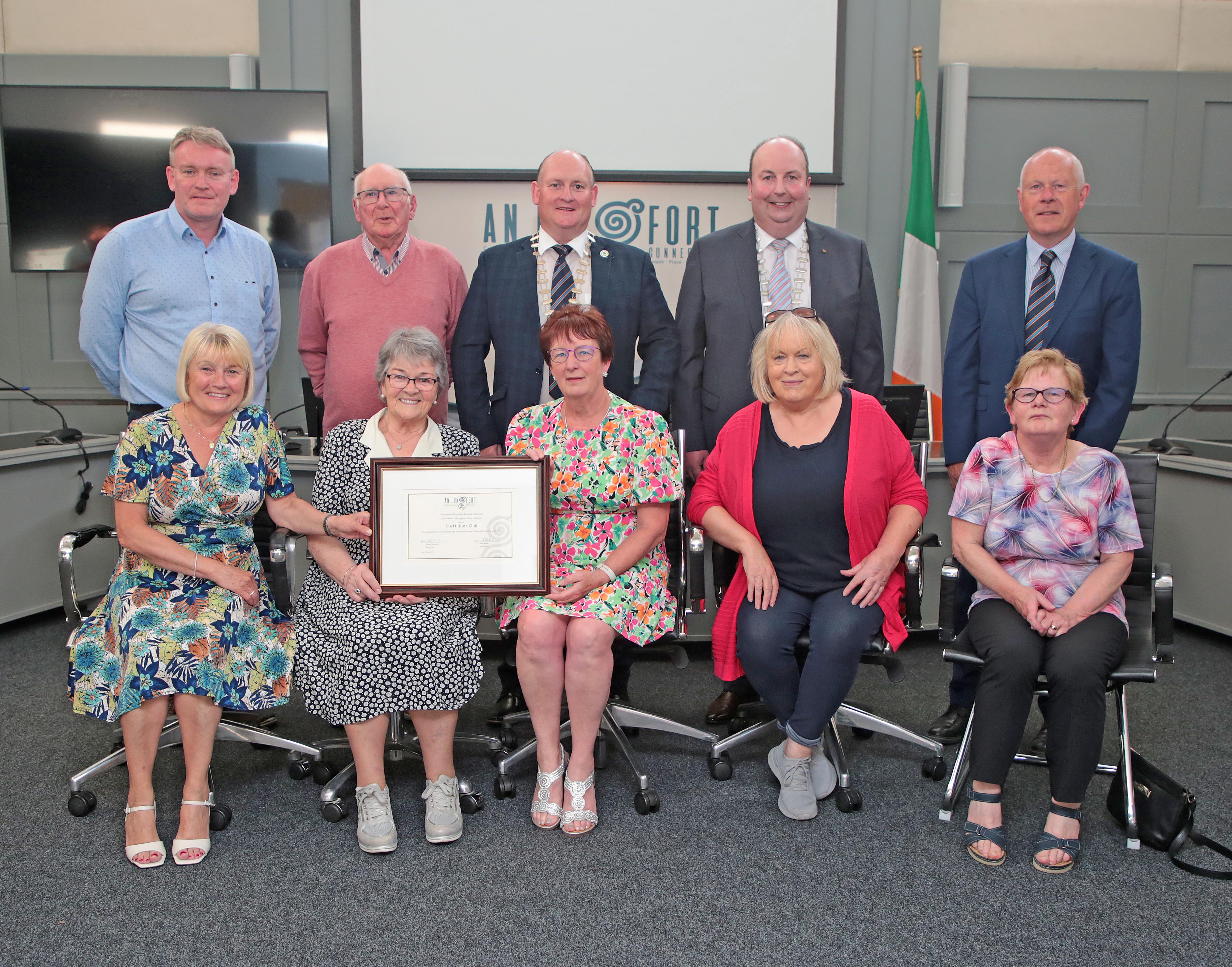 Cathaoirleach Awards - Hillside Club