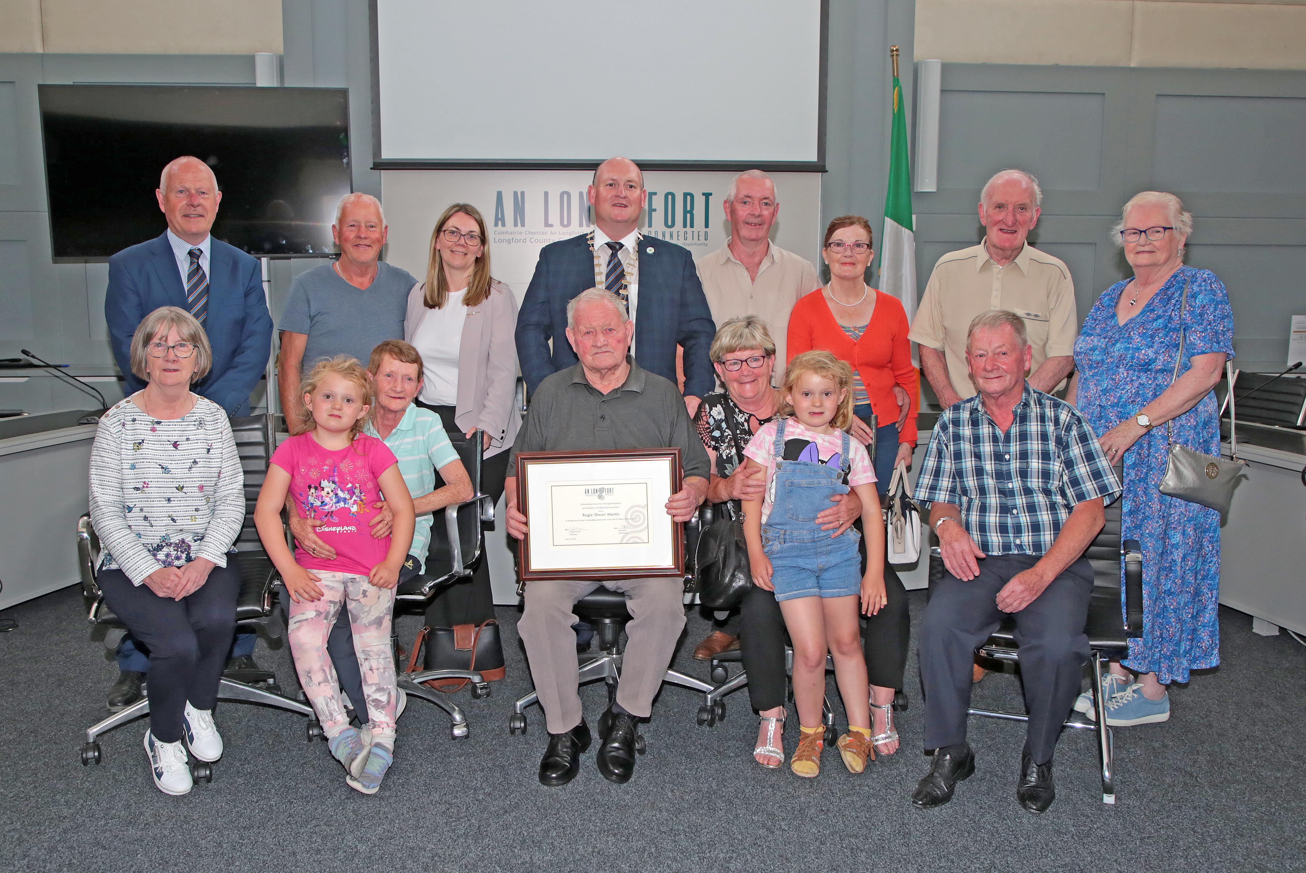 Cathaoirleach Awards - Rogie Martin